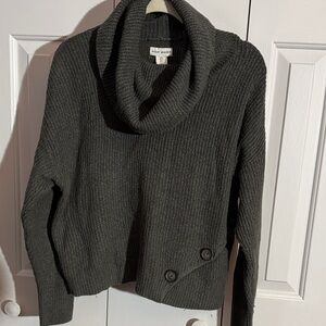 Hunter green  Cowl Neck Sweater